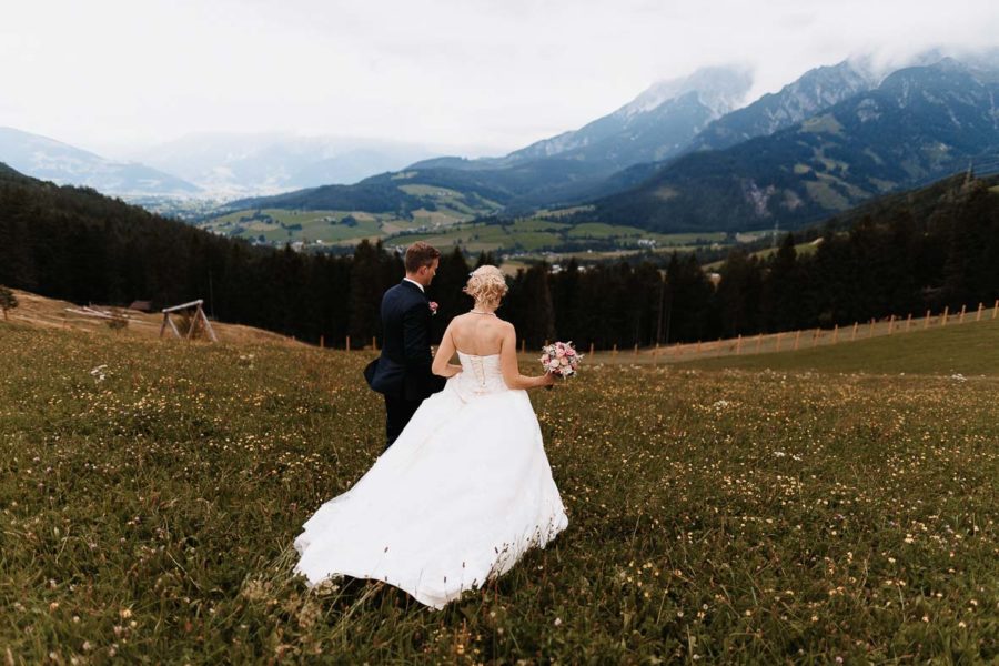 hocchzeit fotoshooting berge