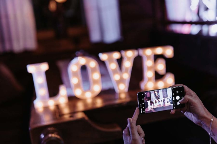 liebe heiraten dekoration