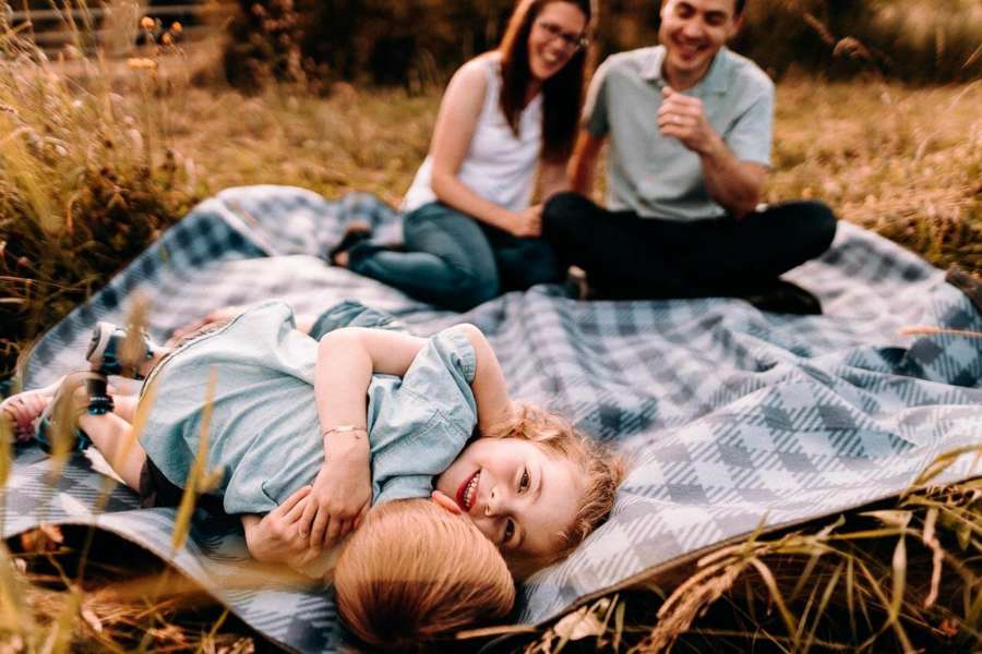 moderne familienfotos